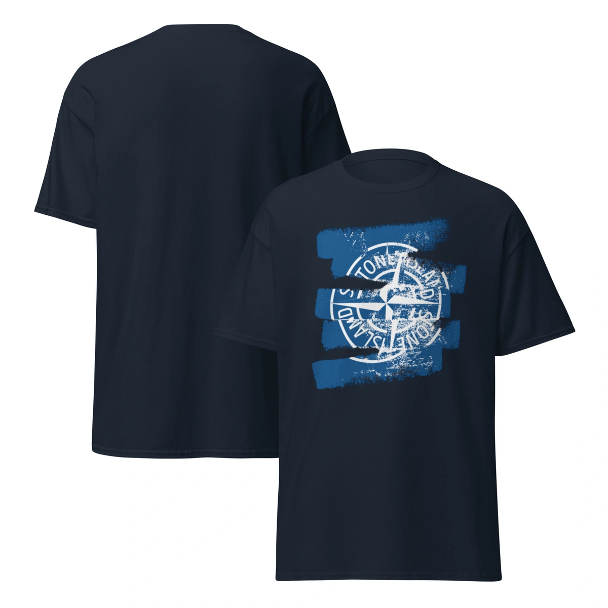 Camiseta Masculina Stone Island Blue Splash - Imagem 17