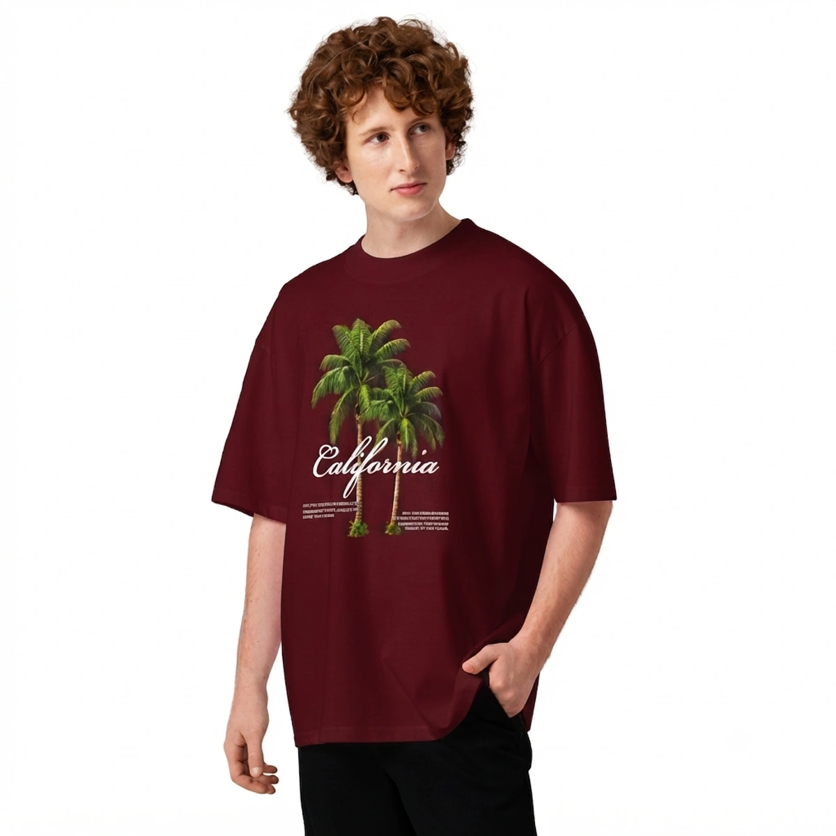 Camiseta Masculina Oversized Califórnia - Imagem 28
