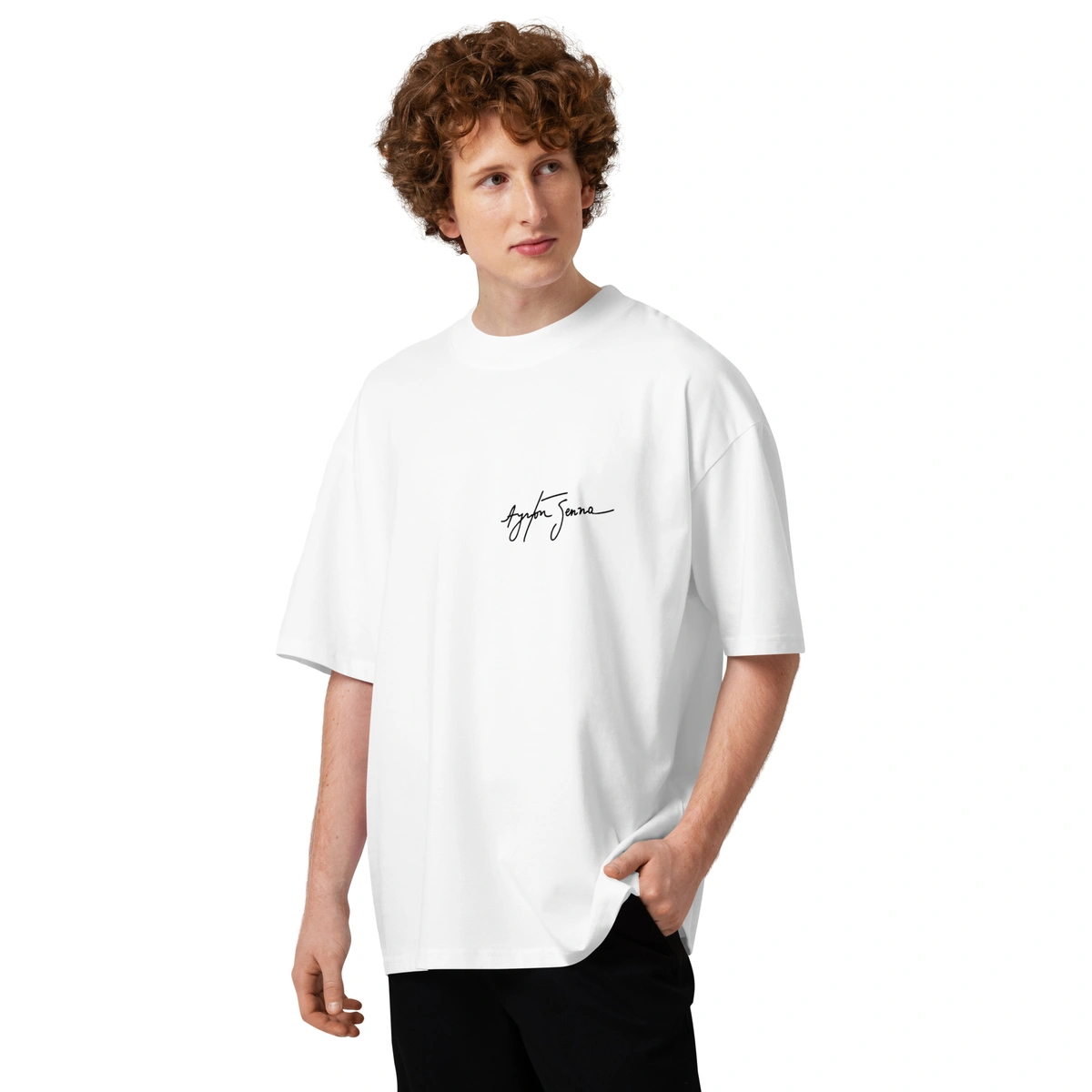 Camiseta Masculina Oversized Ayrton Senna - Imagem 10