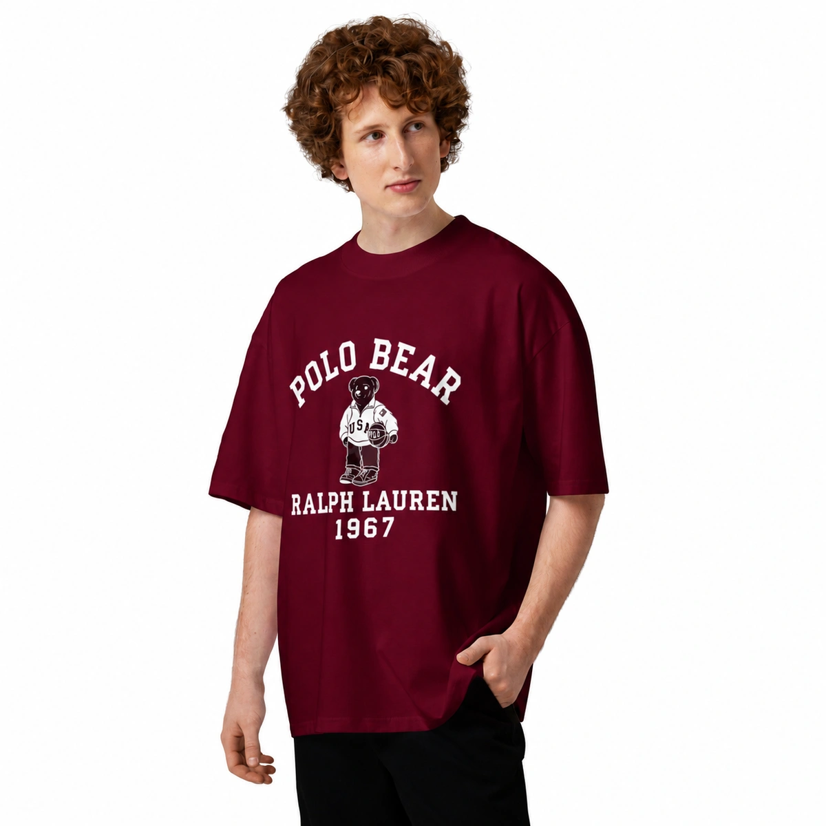 Camiseta Masculina Oversized Polo Bear Ralph Lauren - Imagem 23