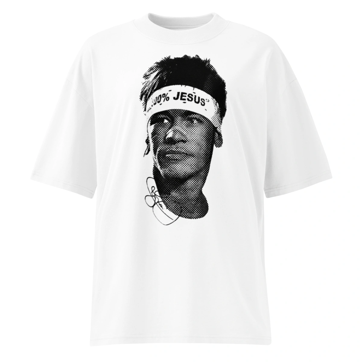 Camiseta Masculina Oversized Neymar 100% Jesus - Imagem 6