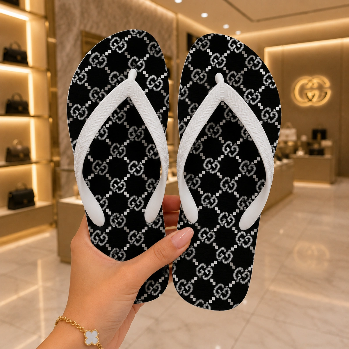 Kit 3 Chinelos Feminino Gucci - Imagem 5