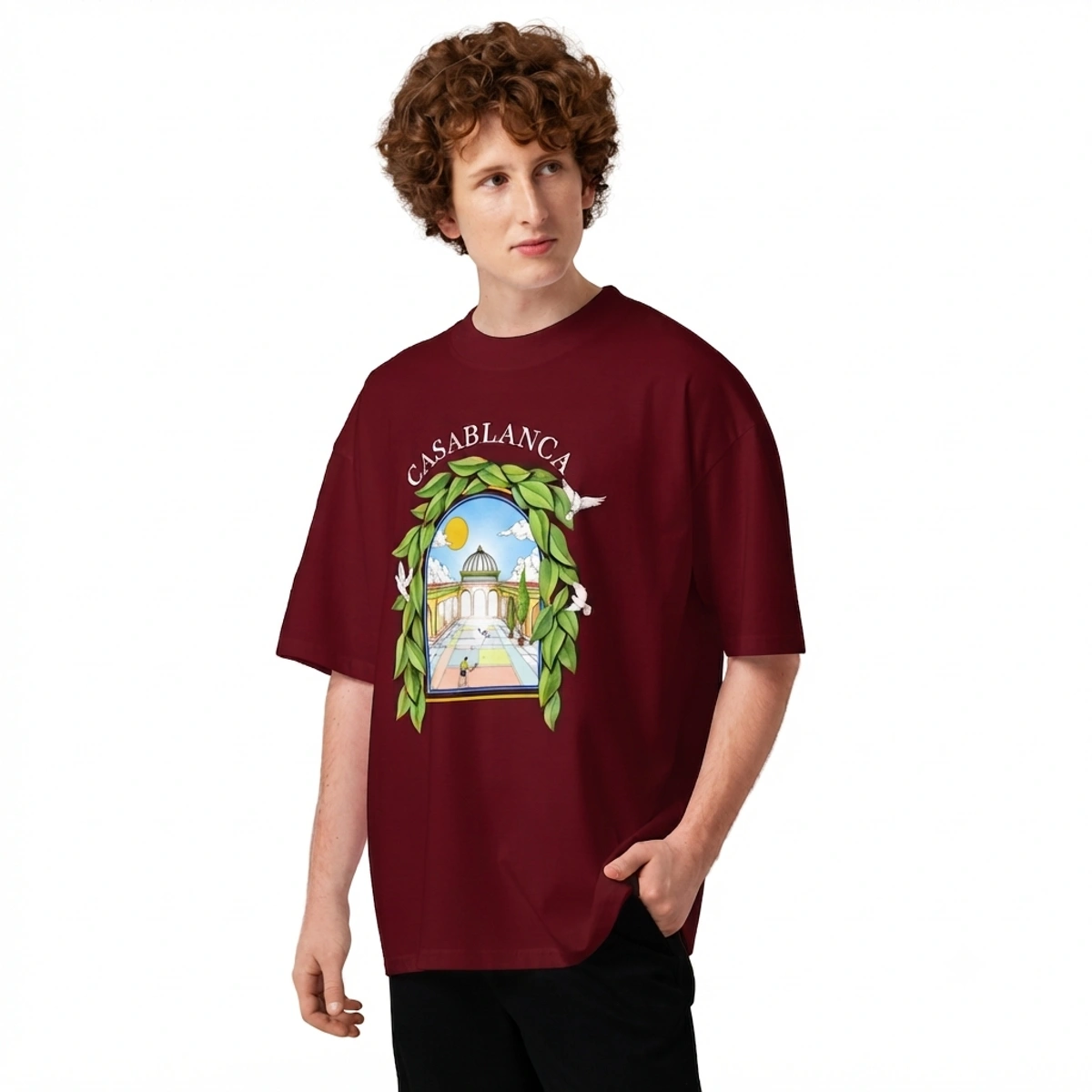 Camiseta Masculina Oversized Casa Blanca Club - Imagem 13