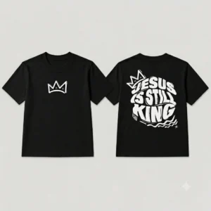 Camiseta Infantil Menino Jesus Is Still King