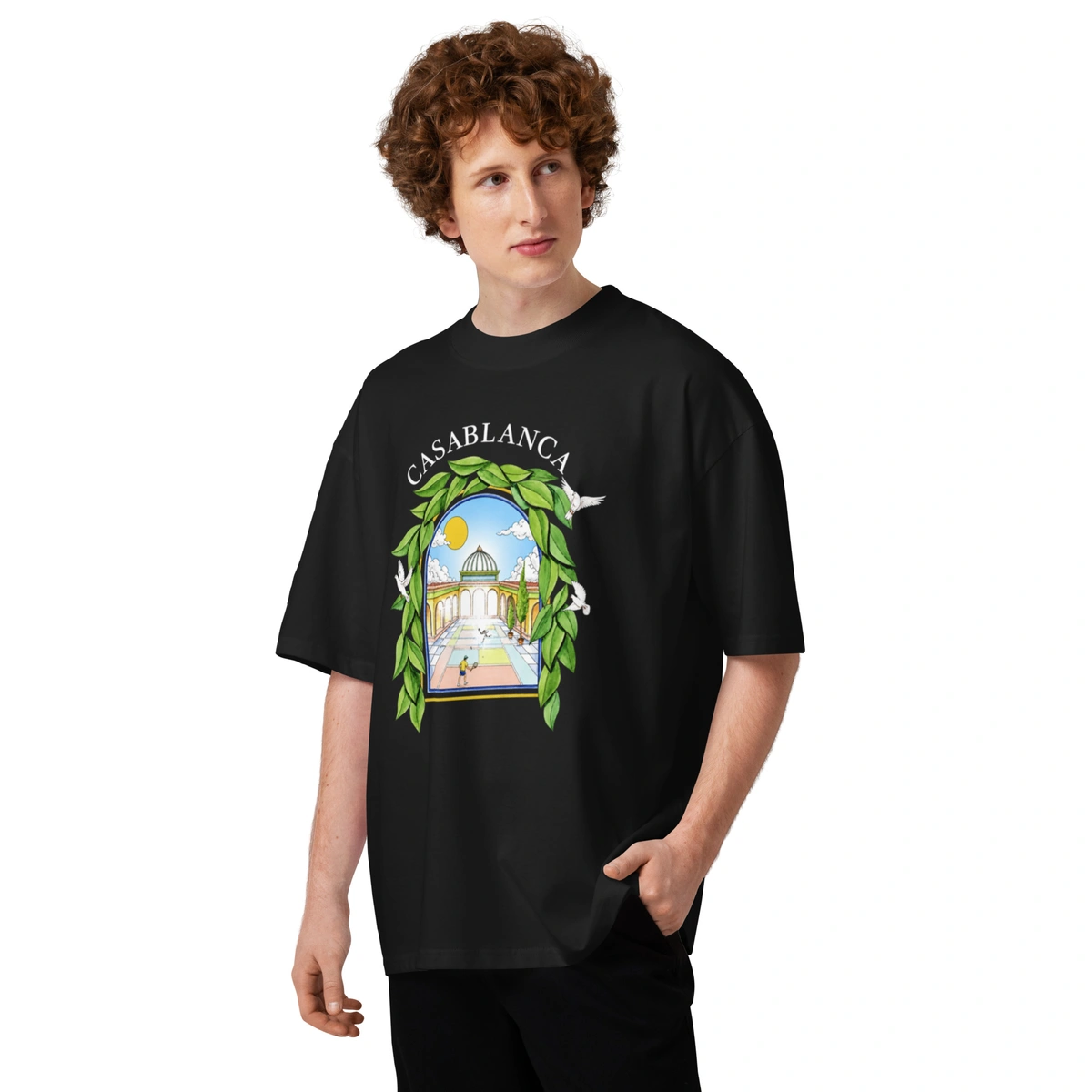 Camiseta Masculina Oversized Casa Blanca Club - Imagem 23