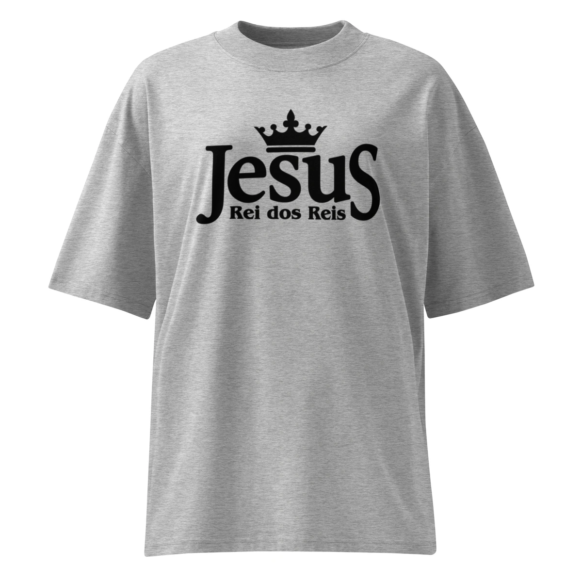 Camiseta Masculina Oversized Jesus Rei dos Reis - Imagem 21