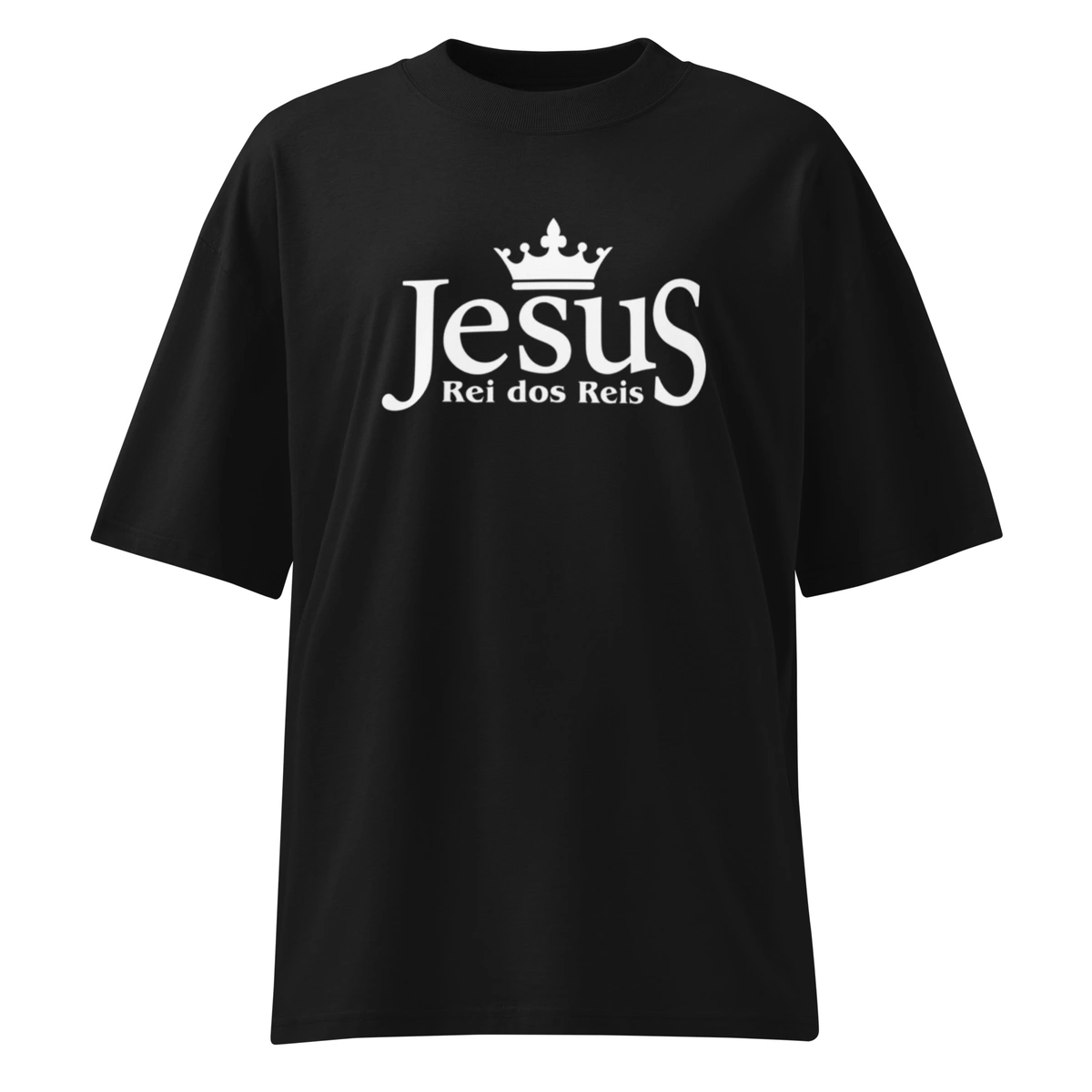 Camiseta Masculina Oversized Jesus Rei dos Reis - Imagem 26
