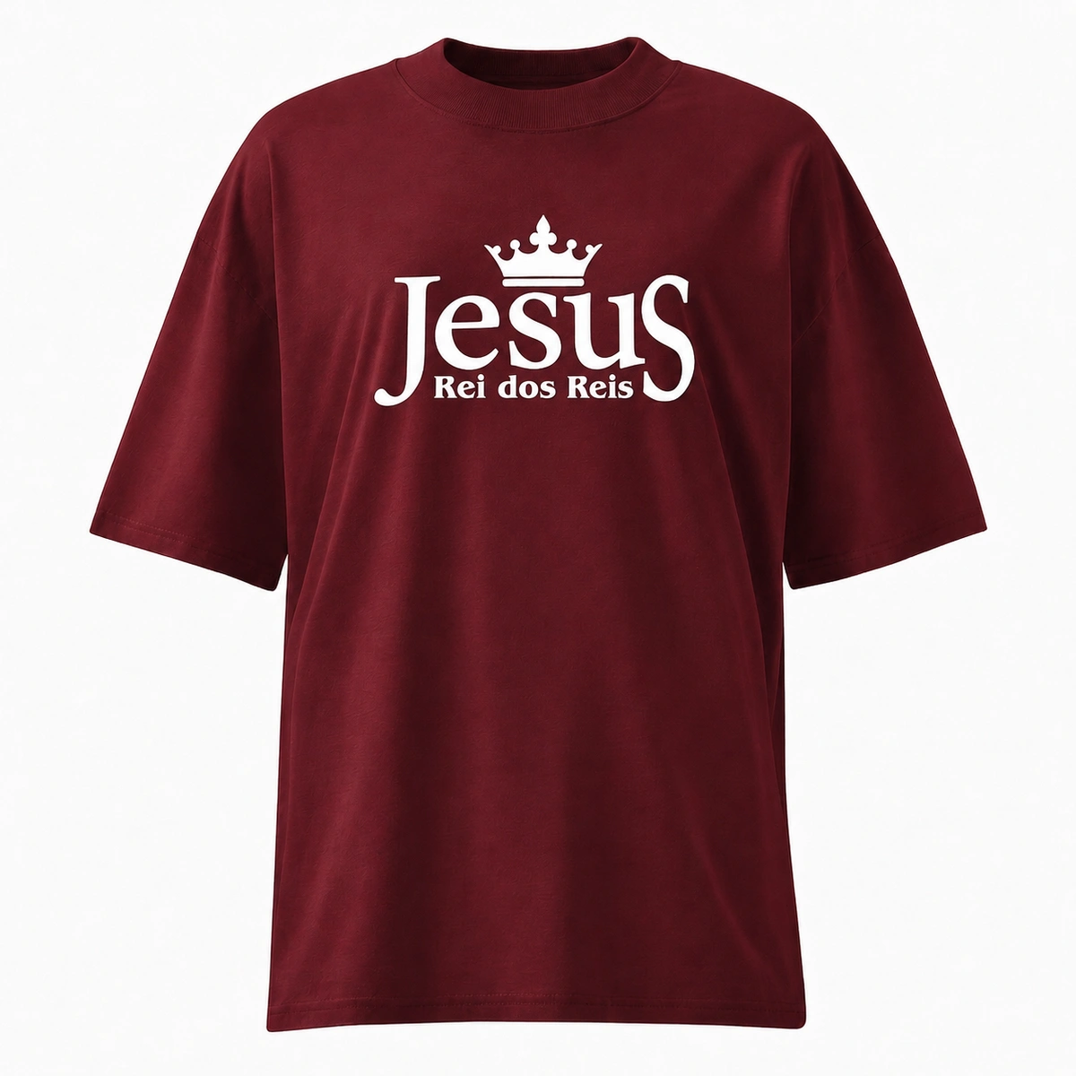 Camiseta Masculina Oversized Jesus Rei dos Reis - Imagem 16