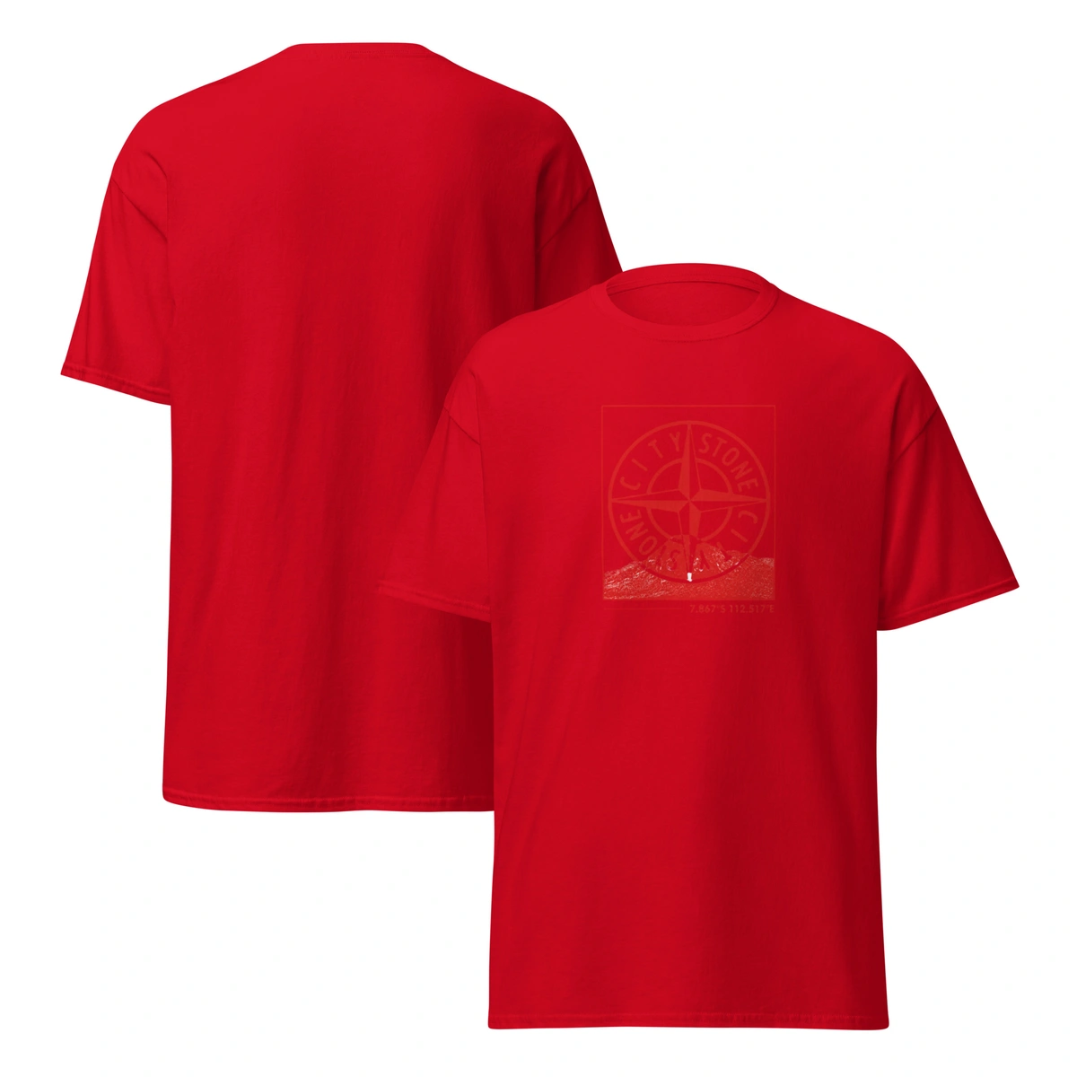 Camiseta Masculina Stone Island Red Edition - Imagem 29
