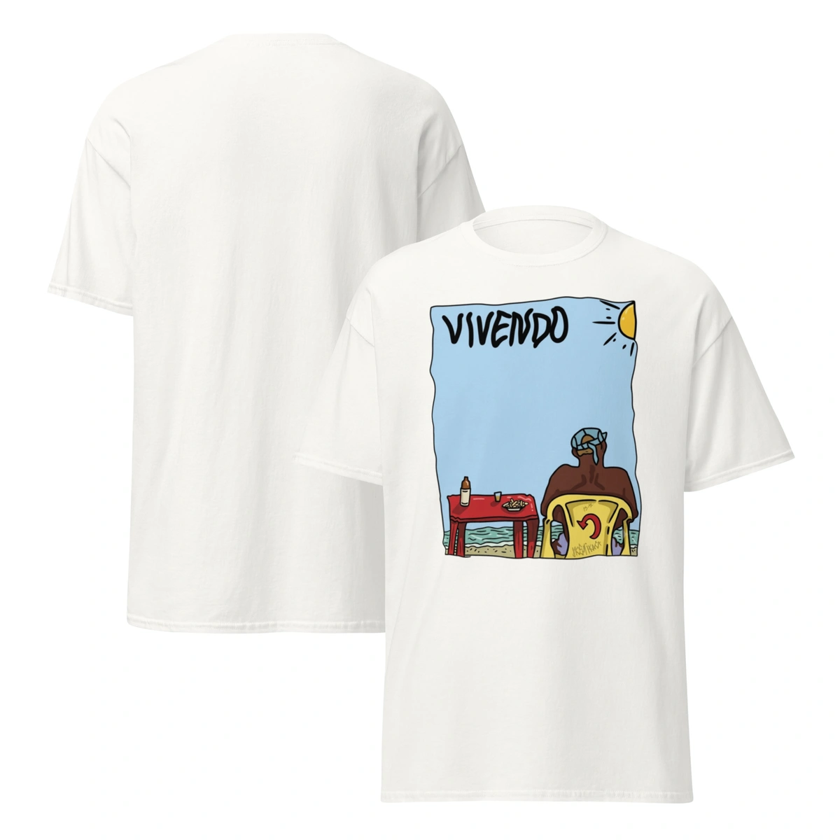 Camiseta Masculina Vivendo Verão - Imagem 3