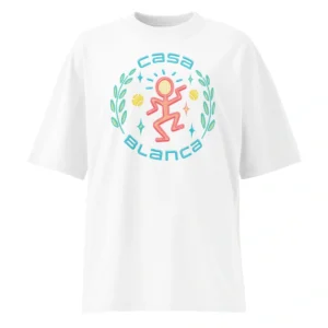 Camiseta Masculina Oversized Casa Blanca Play