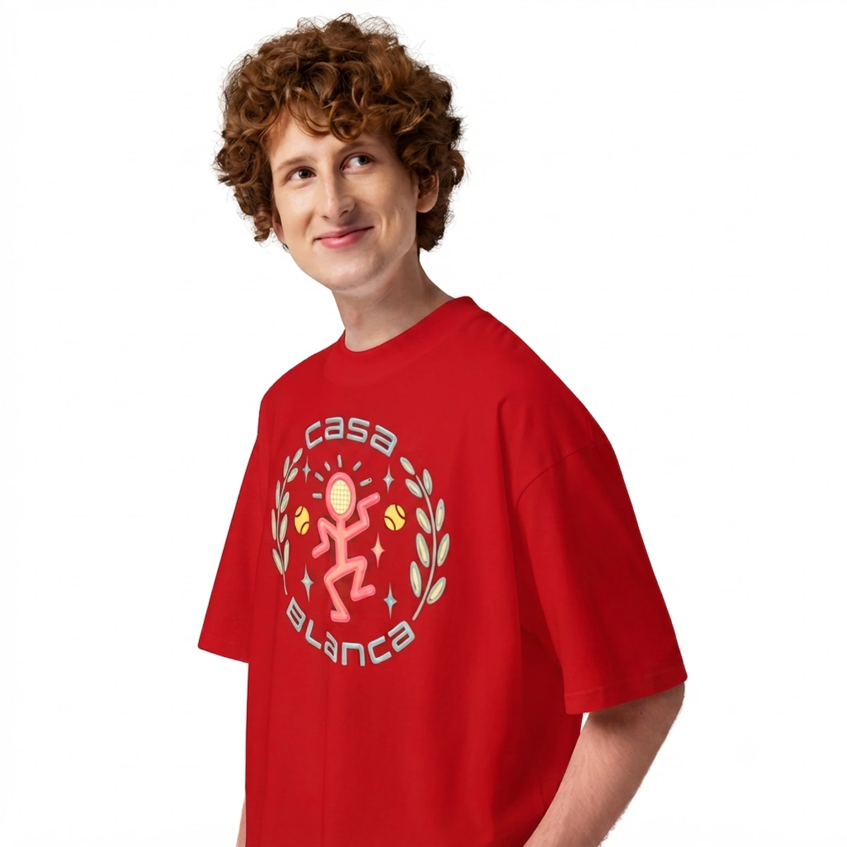 Camiseta Masculina Oversized Casa Blanca Play - Imagem 25
