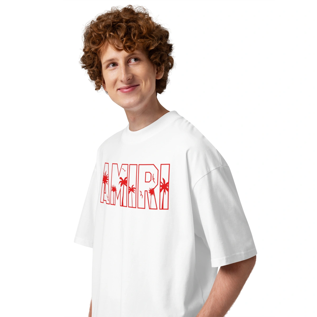 Camiseta Masculina Oversized Amiri Sunset - Imagem 15