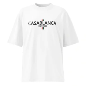 Camiseta Masculina Oversized Casa Blanca Marocco