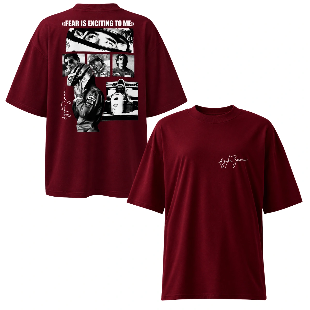 Camiseta Masculina Oversized Ayrton Senna - Imagem 25