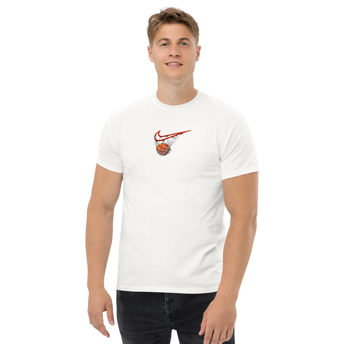 Camiseta Masculina Nike Air Basket - Imagem 9