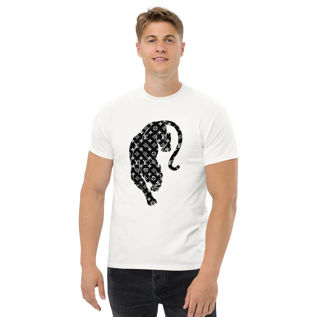 Camiseta Masculina Louis Vuitton Instinto - Imagem 3