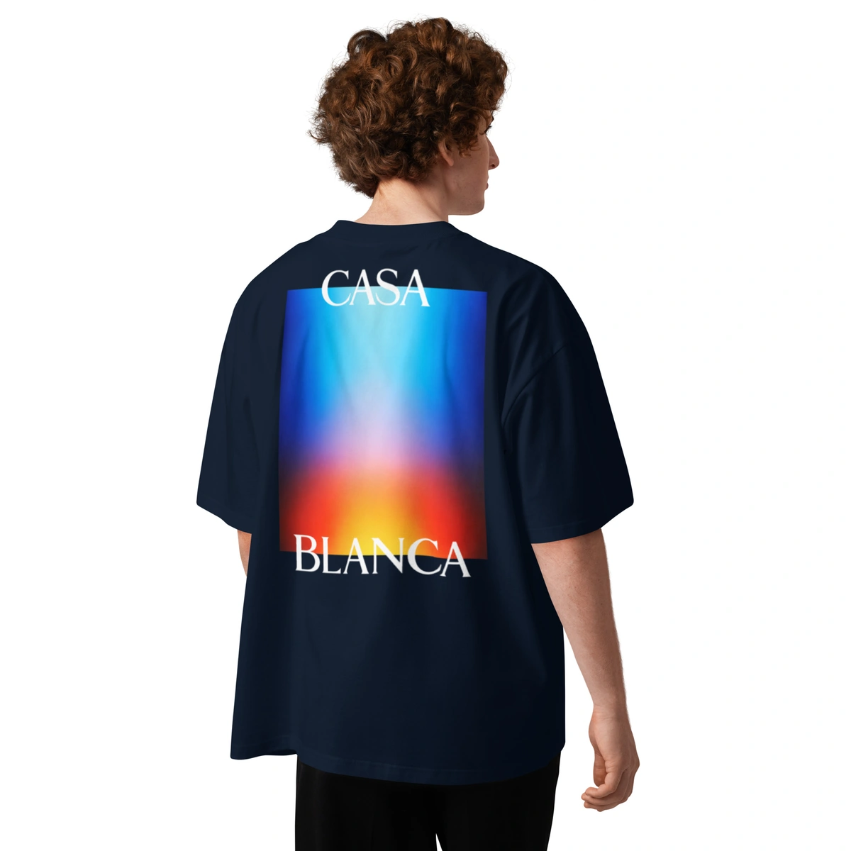 Camiseta Masculina Oversized Casa Blanca Aura - Imagem 17