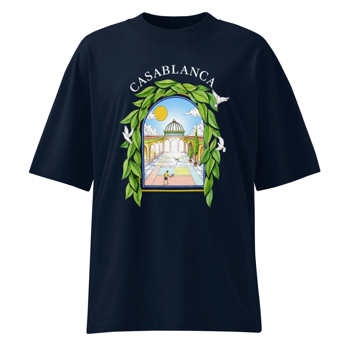 Camiseta Masculina Oversized Casa Blanca Club - Imagem 6