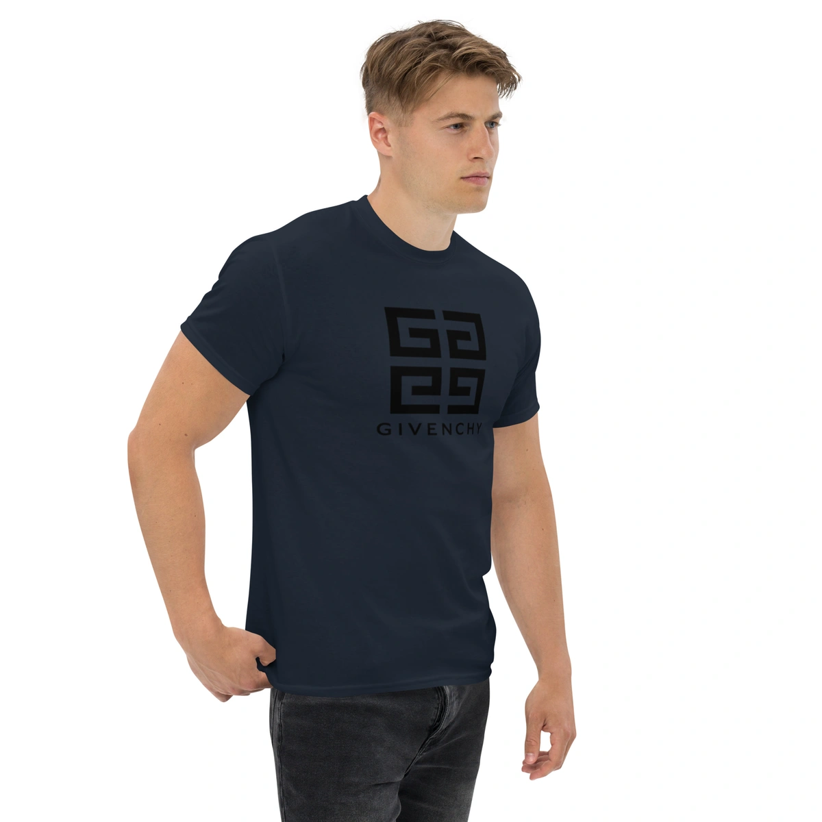 Camiseta Masculina Givenchy Emblema - Imagem 12