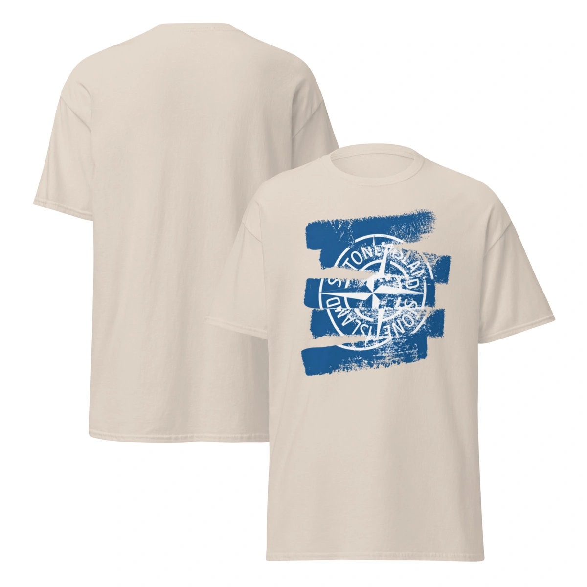Camiseta Masculina Stone Island Blue Splash - Imagem 29