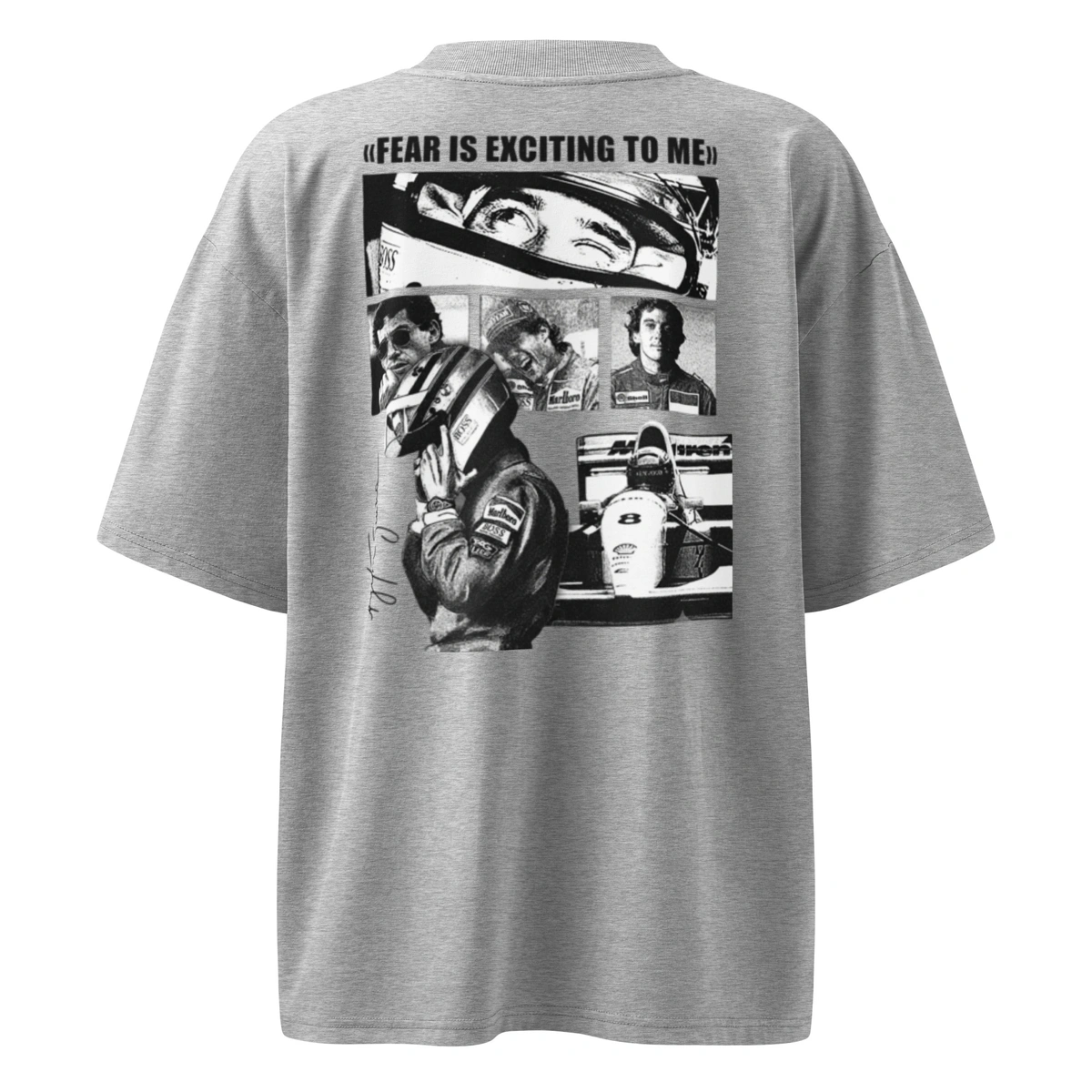 Camiseta Masculina Oversized Ayrton Senna - Imagem 33