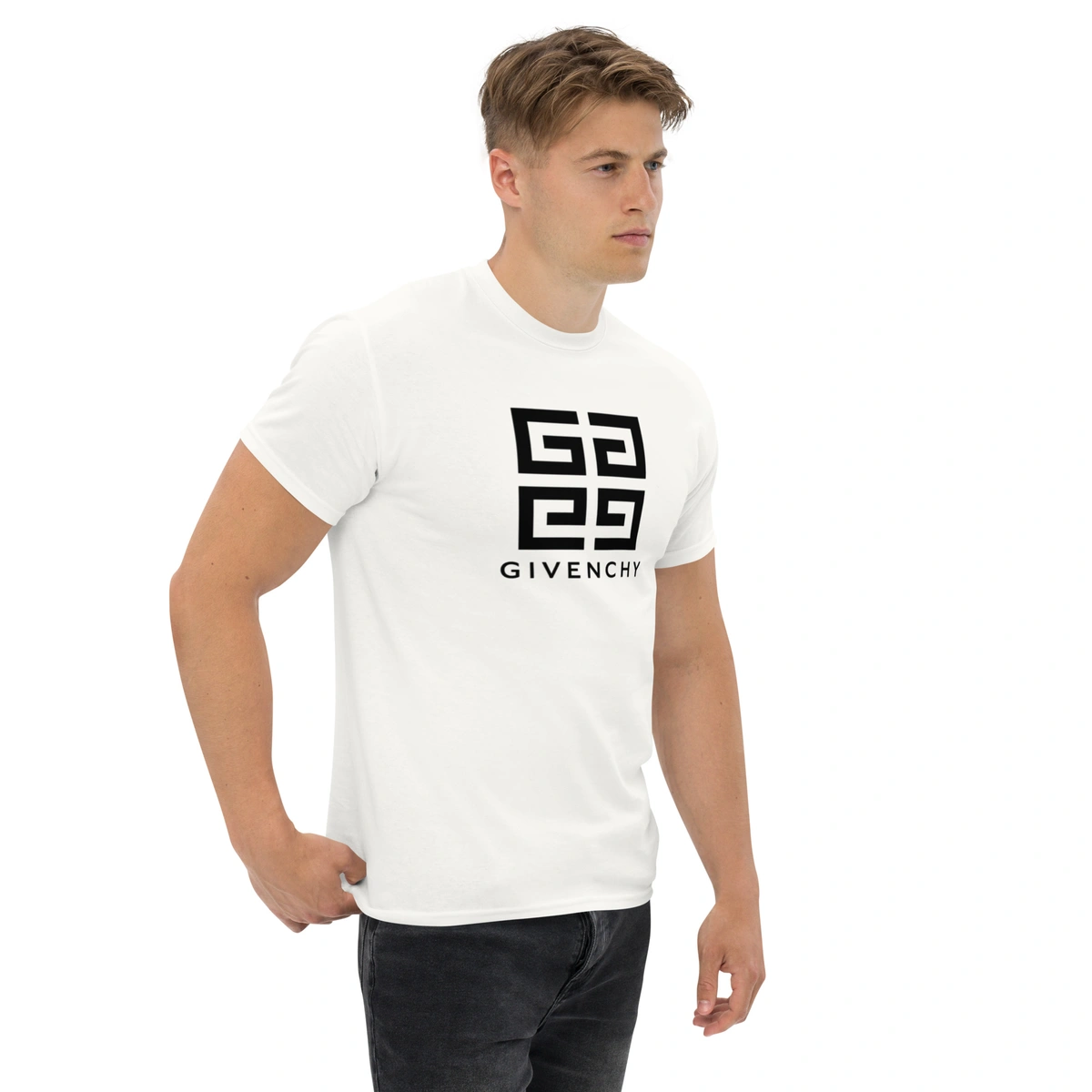 Camiseta Masculina Givenchy Emblema - Imagem 6