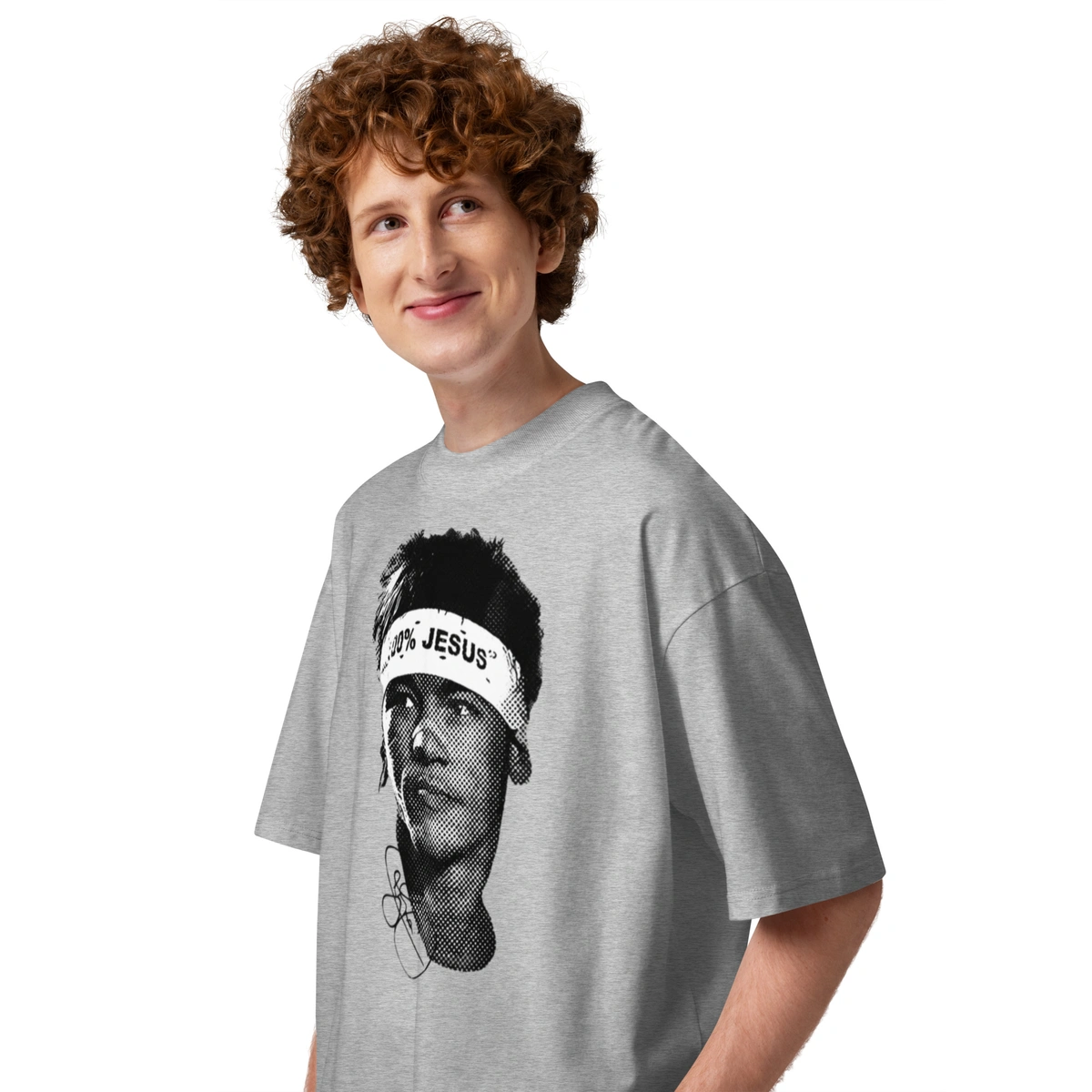 Camiseta Masculina Oversized Neymar 100% Jesus - Imagem 30