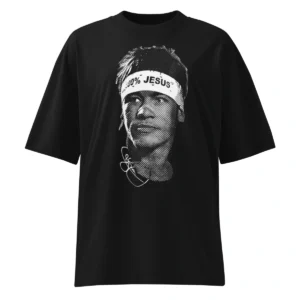 Camiseta Masculina Oversized Neymar 100% Jesus
