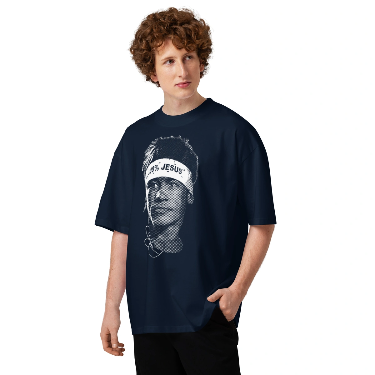 Camiseta Masculina Oversized Neymar 100% Jesus - Imagem 18