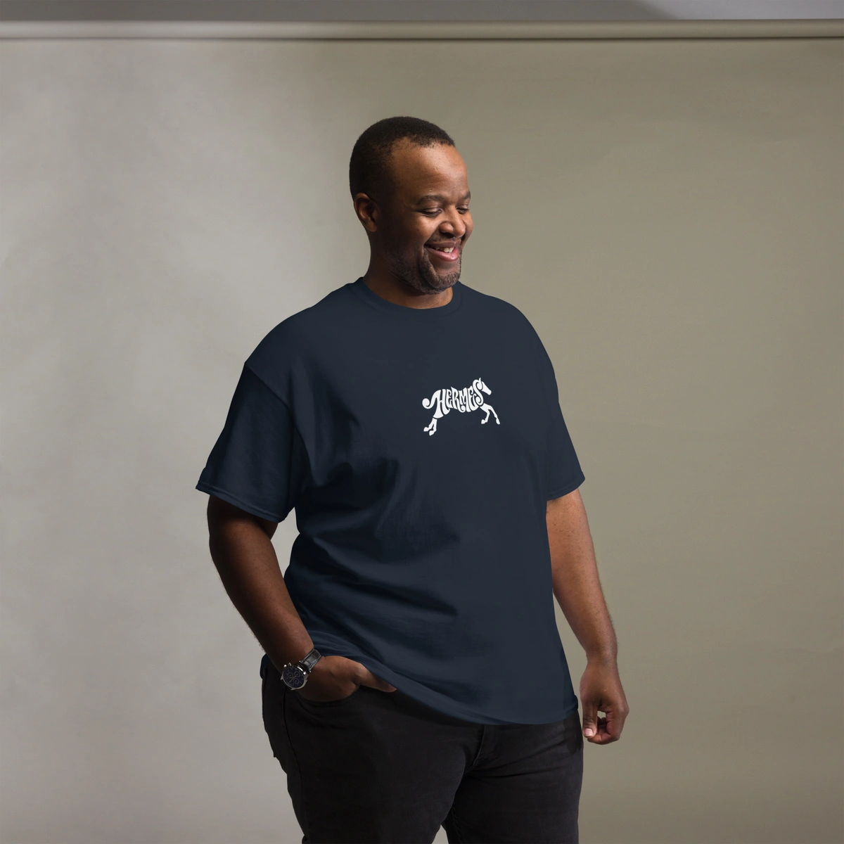 Camisa Masculina Plus Size Hermes Clássico - Imagem 11