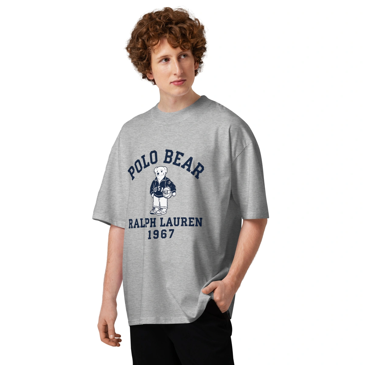 Camiseta Masculina Oversized Polo Bear Ralph Lauren - Imagem 28