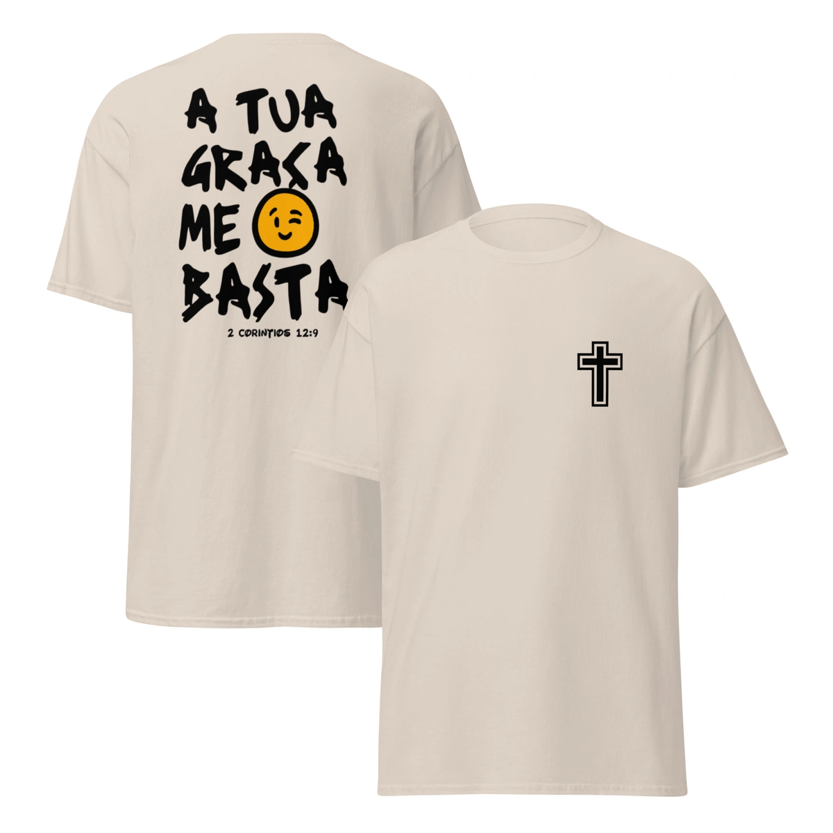 Camiseta Masculina Cristã A Tua Graça Me Basta - Imagem 25