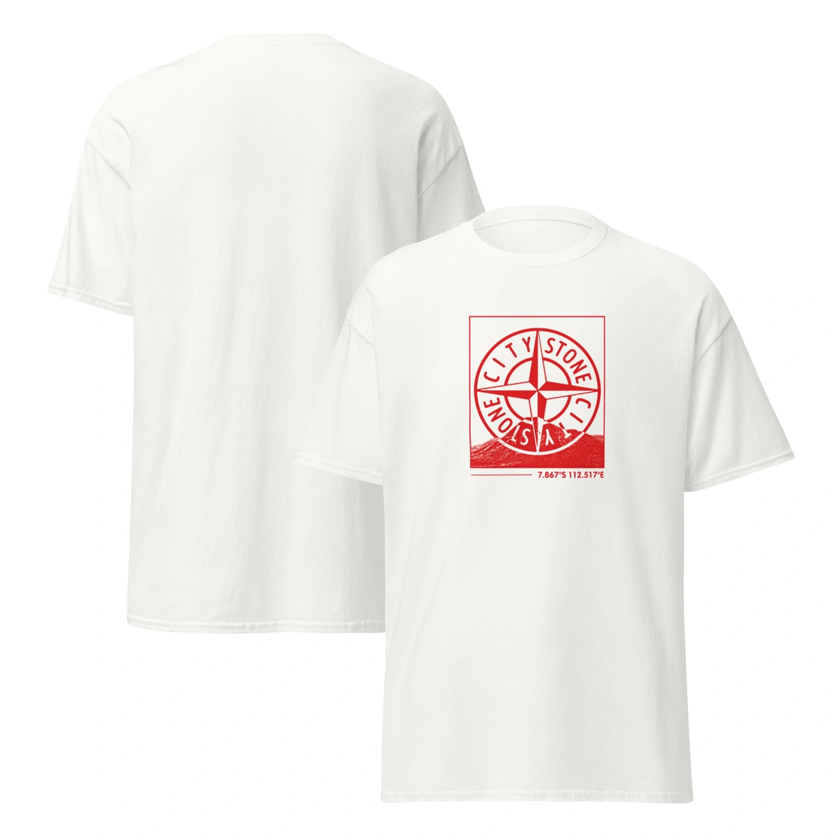 Camiseta Masculina Stone Island Red Edition - Imagem 5