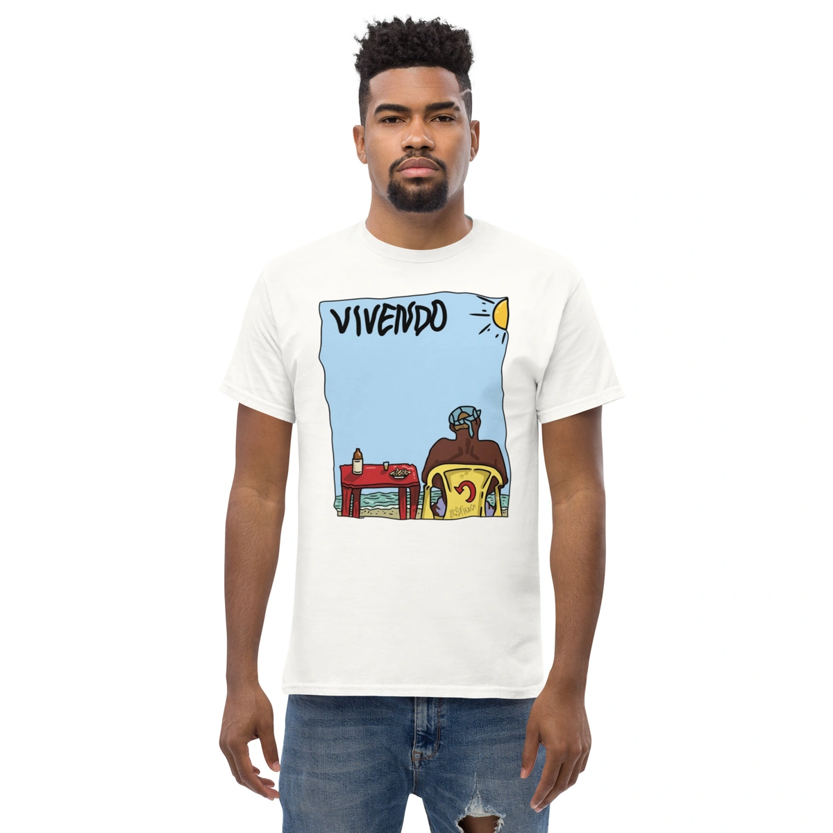 Camiseta Masculina Vivendo Verão - Imagem 6