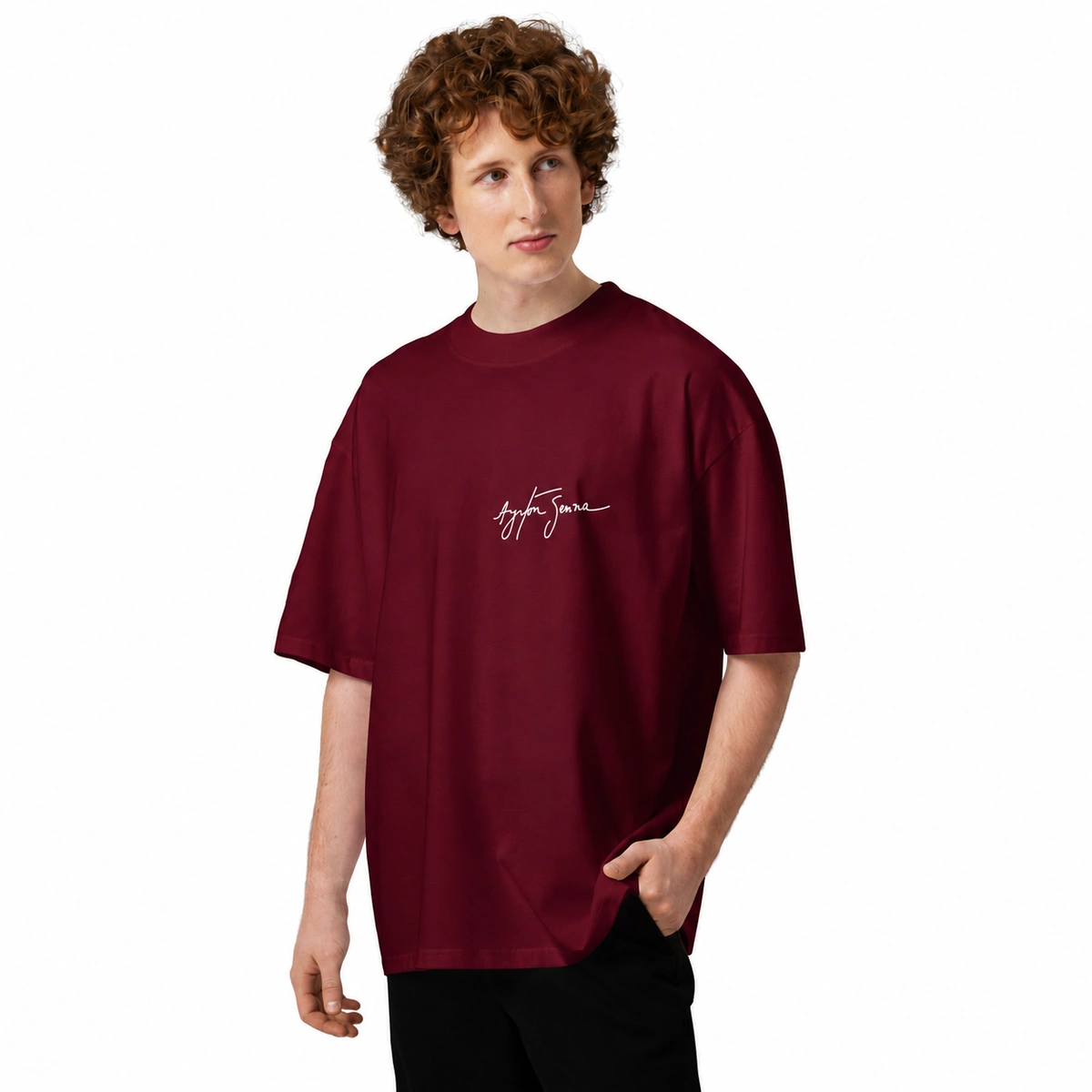 Camiseta Masculina Oversized Ayrton Senna - Imagem 28