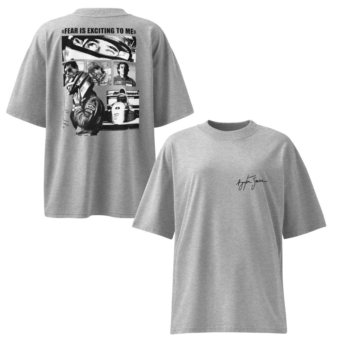 Camiseta Masculina Oversized Ayrton Senna - Imagem 32