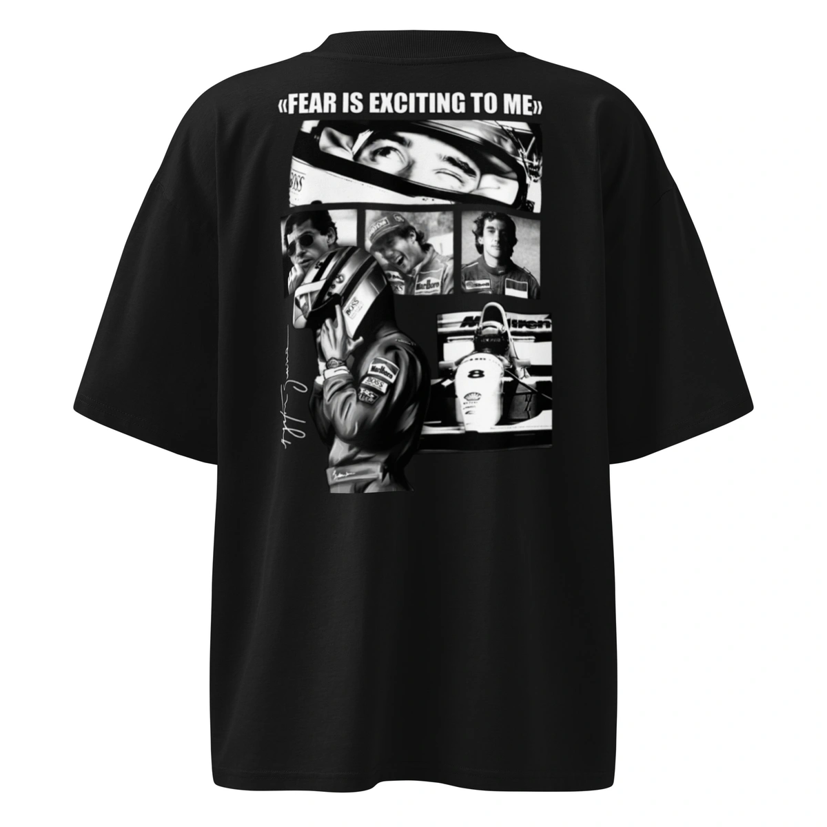 Camiseta Masculina Oversized Ayrton Senna - Imagem 3