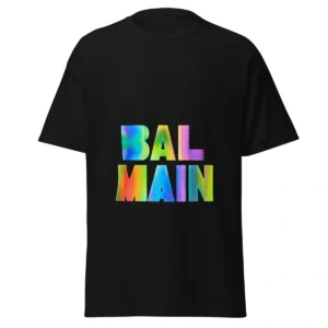 Camiseta Masculina Balmain Neon