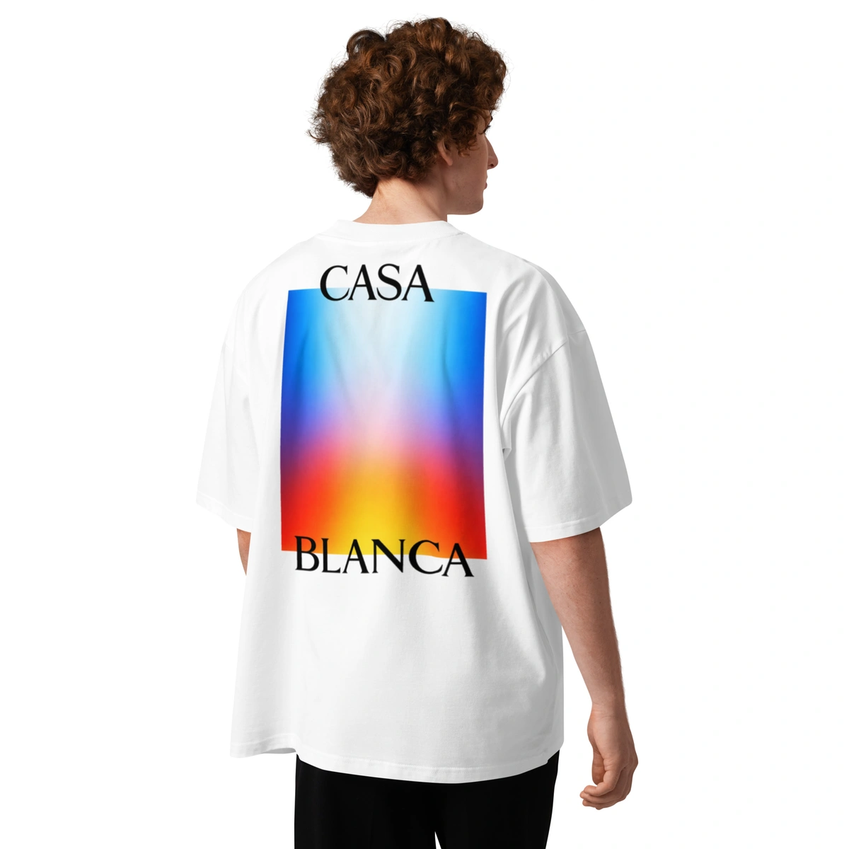 Camiseta Masculina Oversized Casa Blanca Aura - Imagem 5