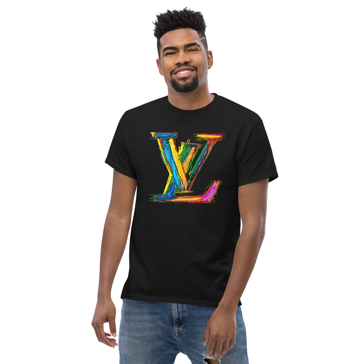 Camiseta Masculina Louis Vuitton Street - Imagem 9