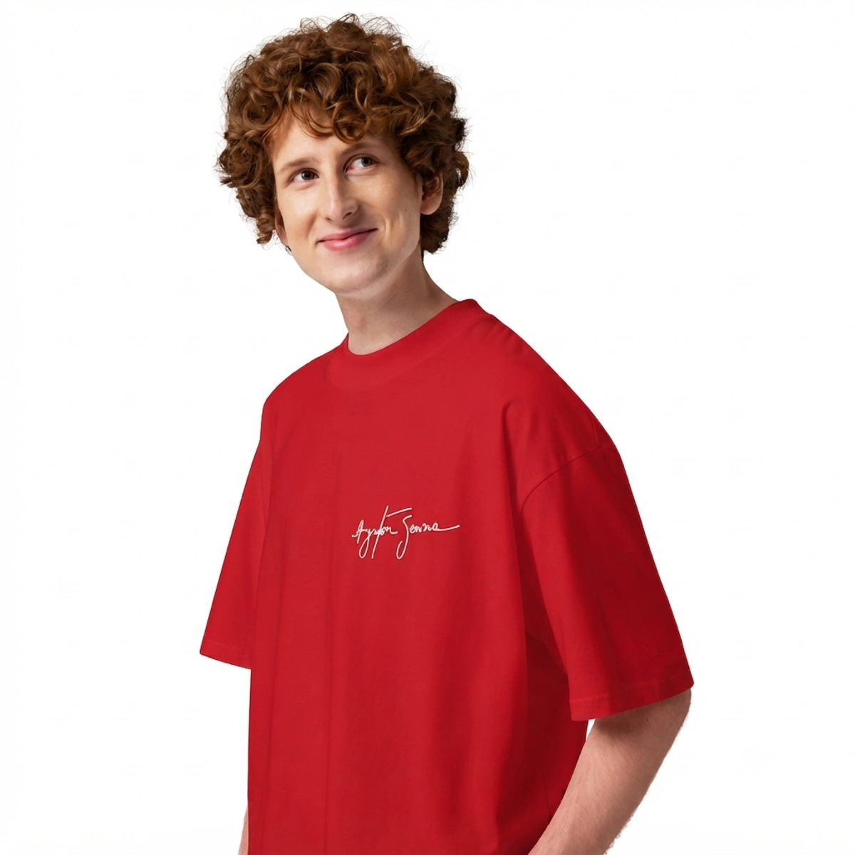 Camiseta Masculina Oversized Ayrton Senna - Imagem 18