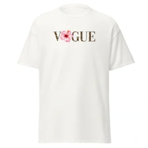 Camisa Feminina Baby Look Vogue Tropical