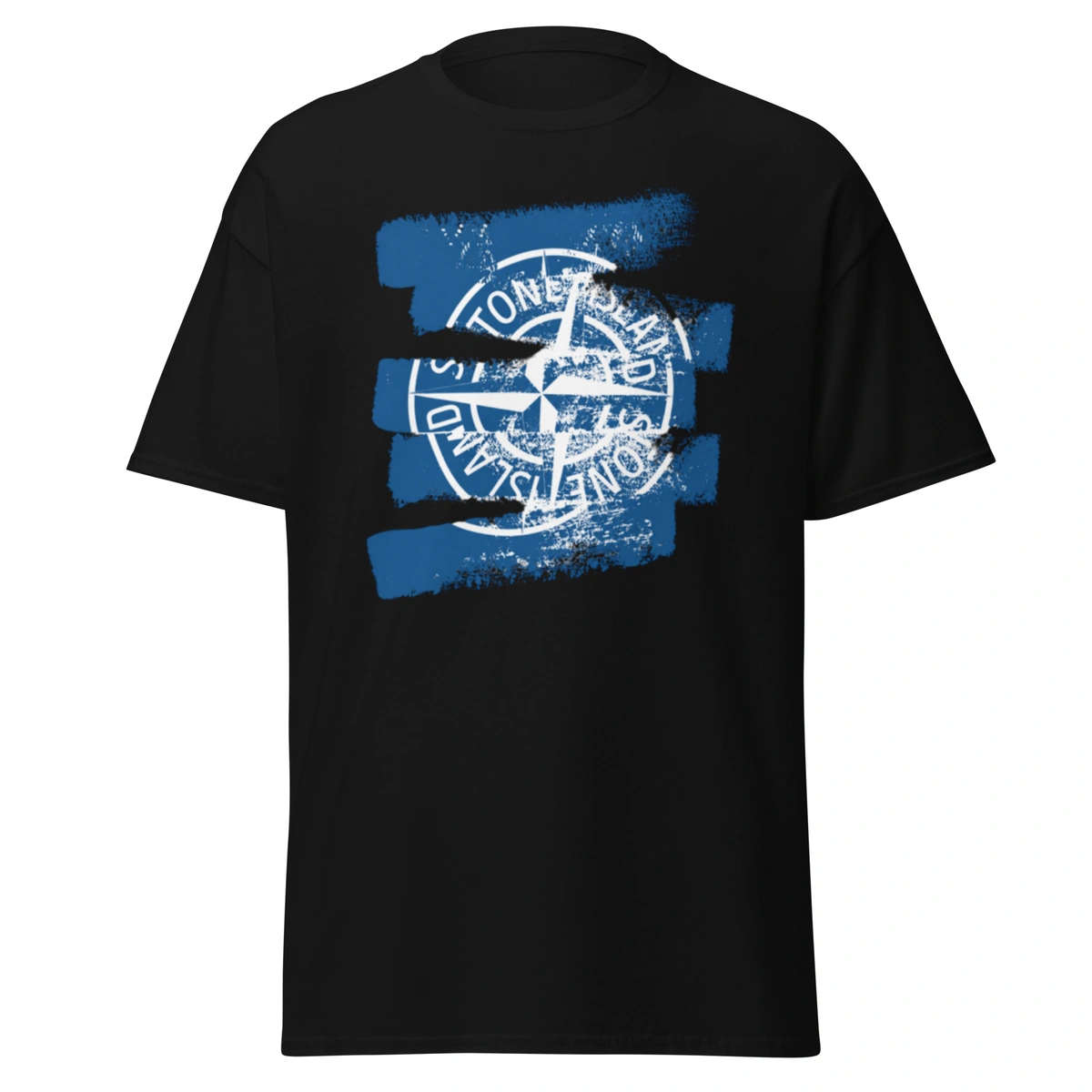 Camiseta Masculina Stone Island Blue Splash - Imagem 7