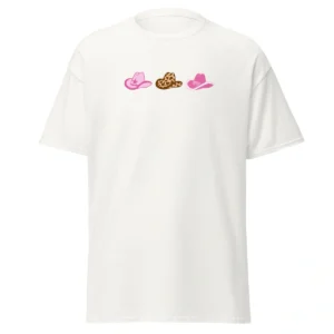 Camisa Feminina Baby Look Pink Cowboy