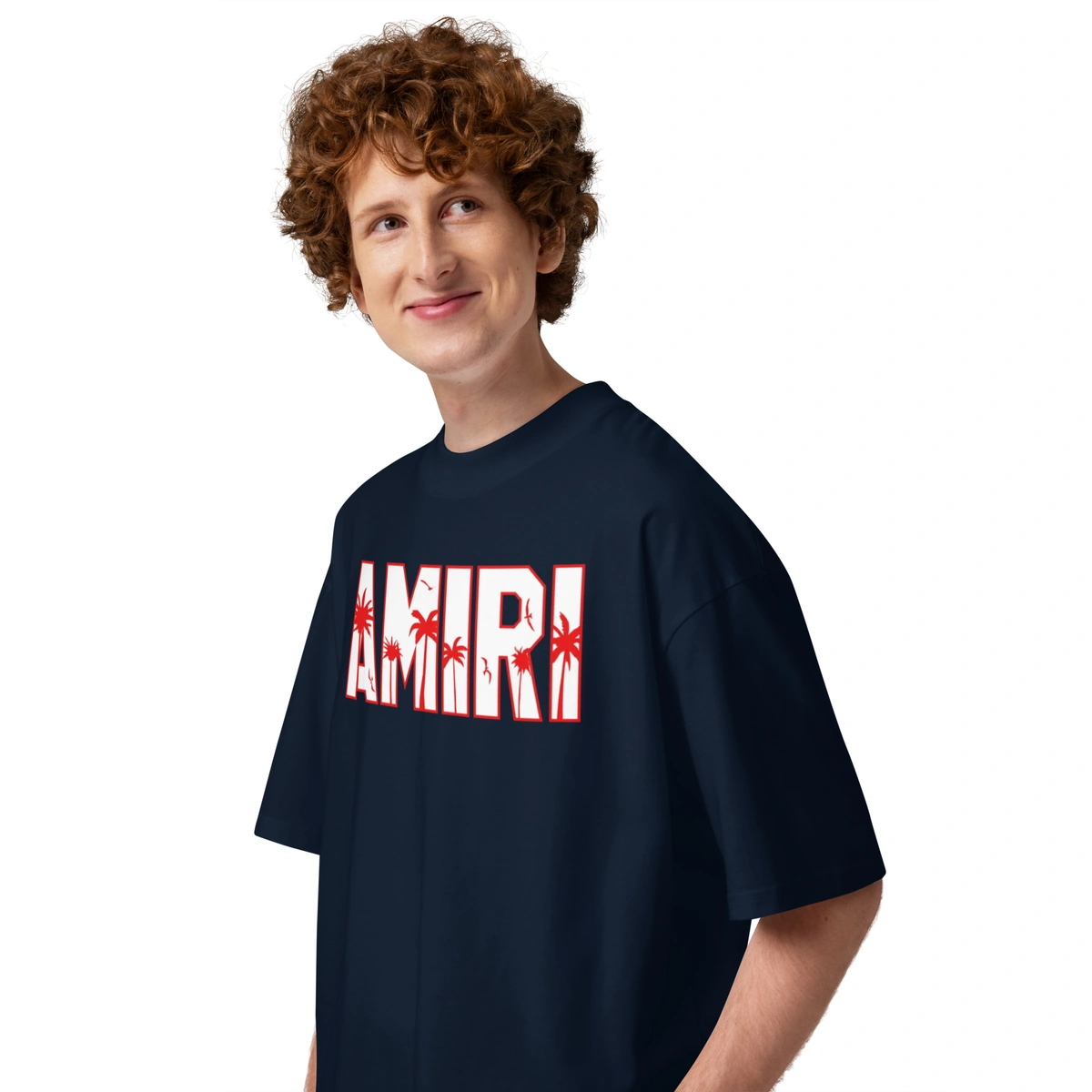 Camiseta Masculina Oversized Amiri Sunset - Imagem 20
