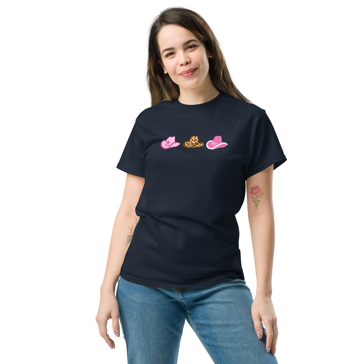 Camisa Feminina Baby Look Pink Cowboy - Imagem 27