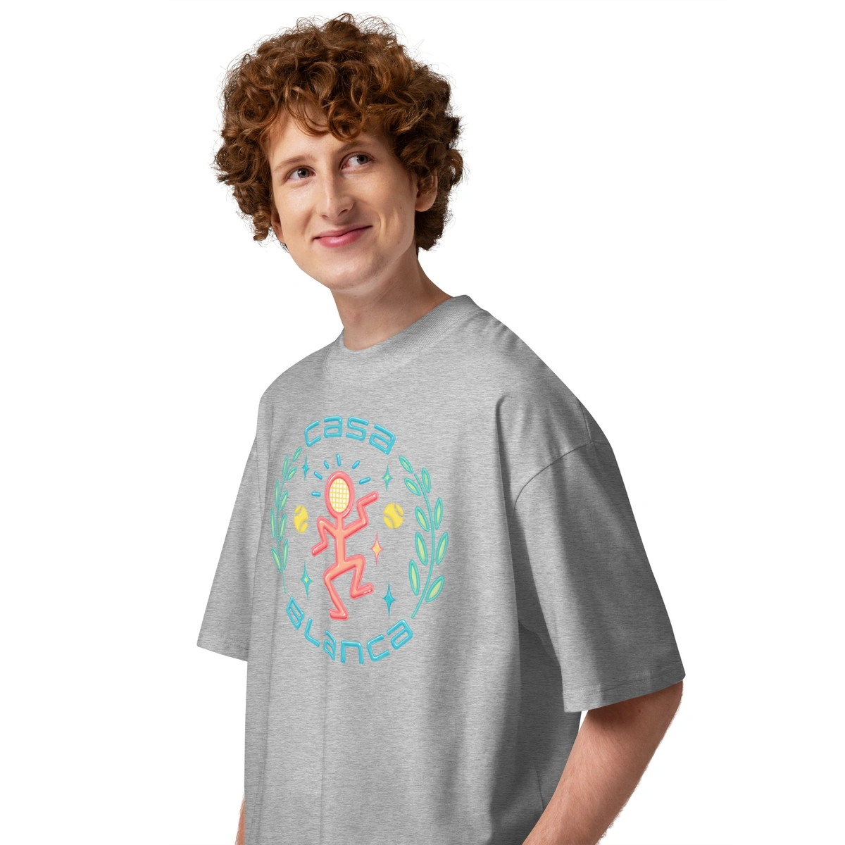 Camiseta Masculina Oversized Casa Blanca Play - Imagem 15