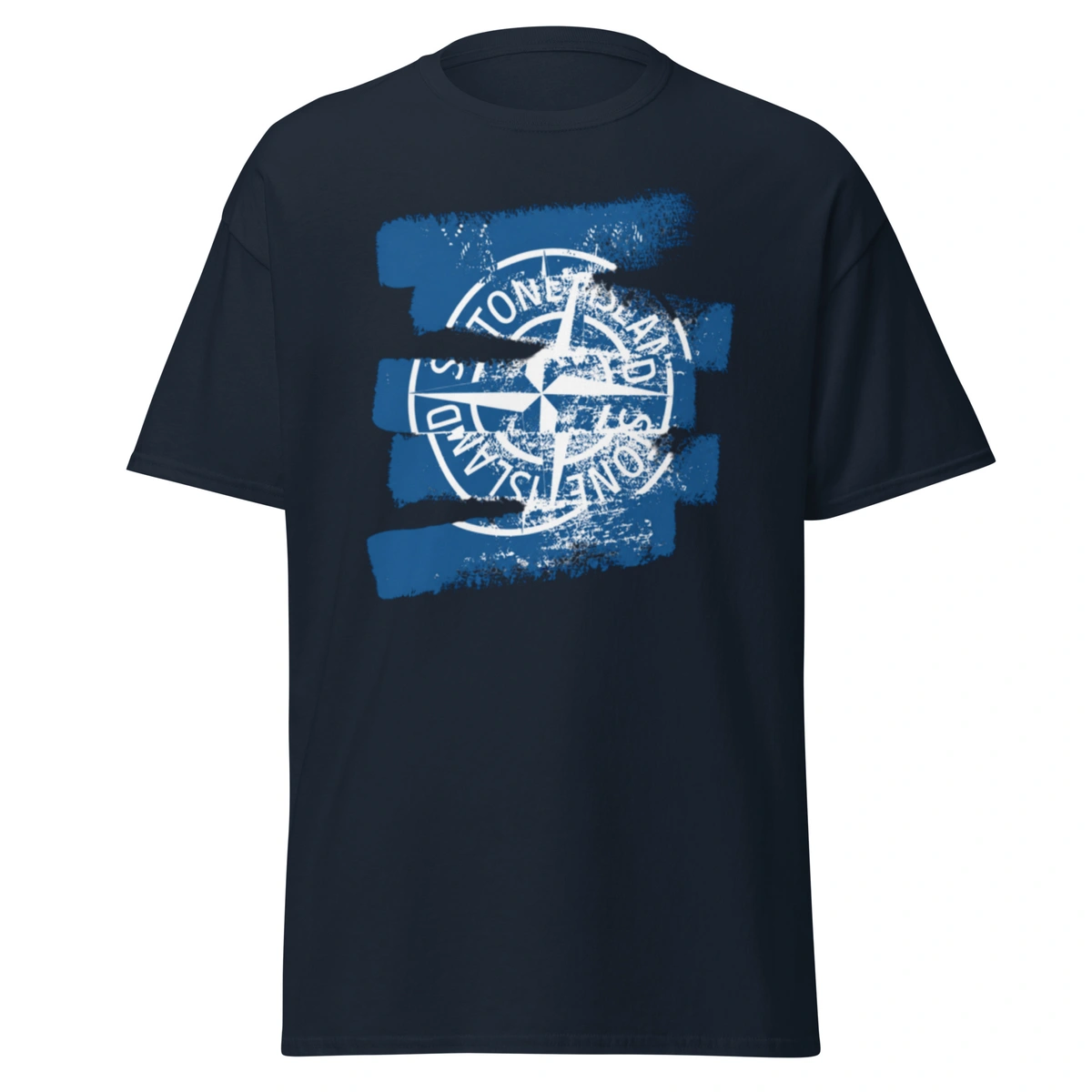 Camiseta Masculina Stone Island Blue Splash - Imagem 13