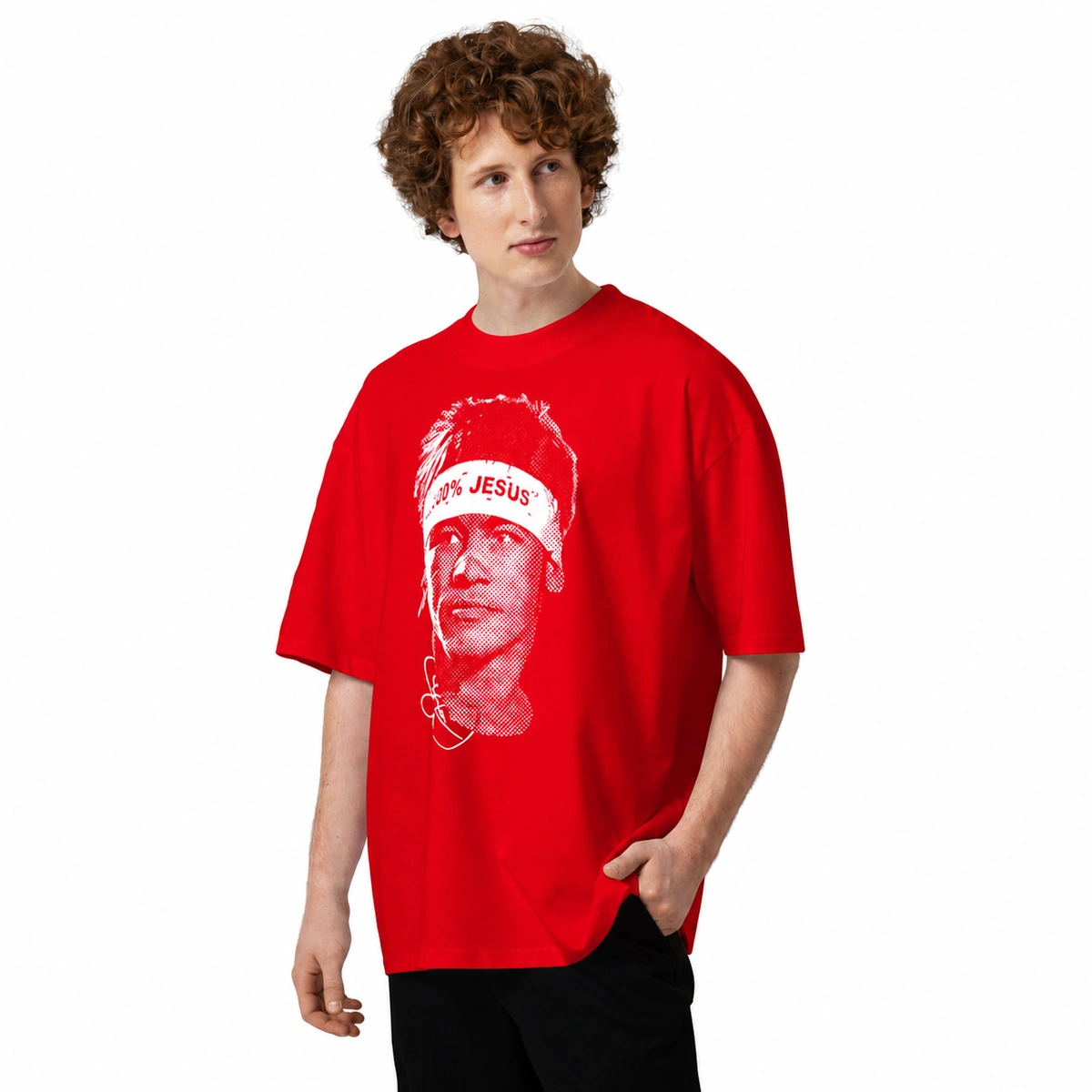 Camiseta Masculina Oversized Neymar 100% Jesus - Imagem 13